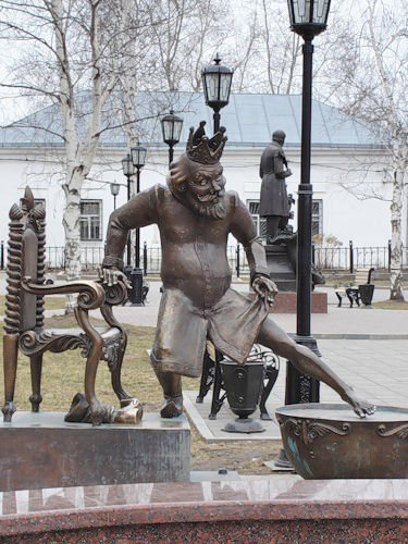 памятник по мотивам русских сказок